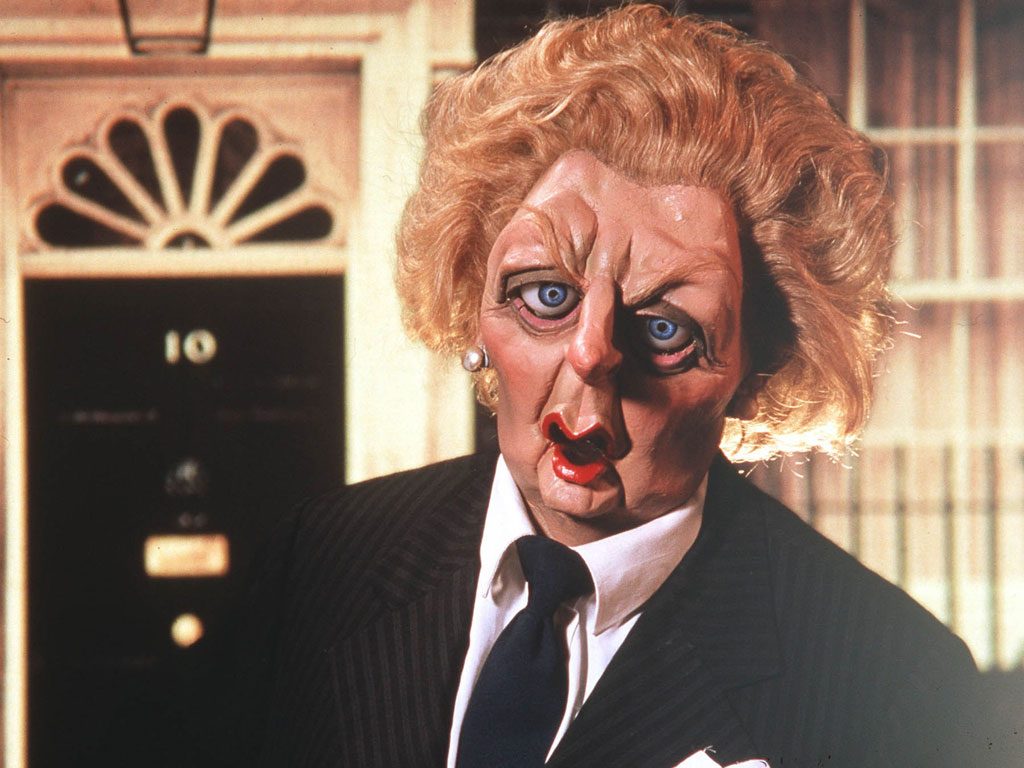 Margaret Thatcher Spitting Image Puppet